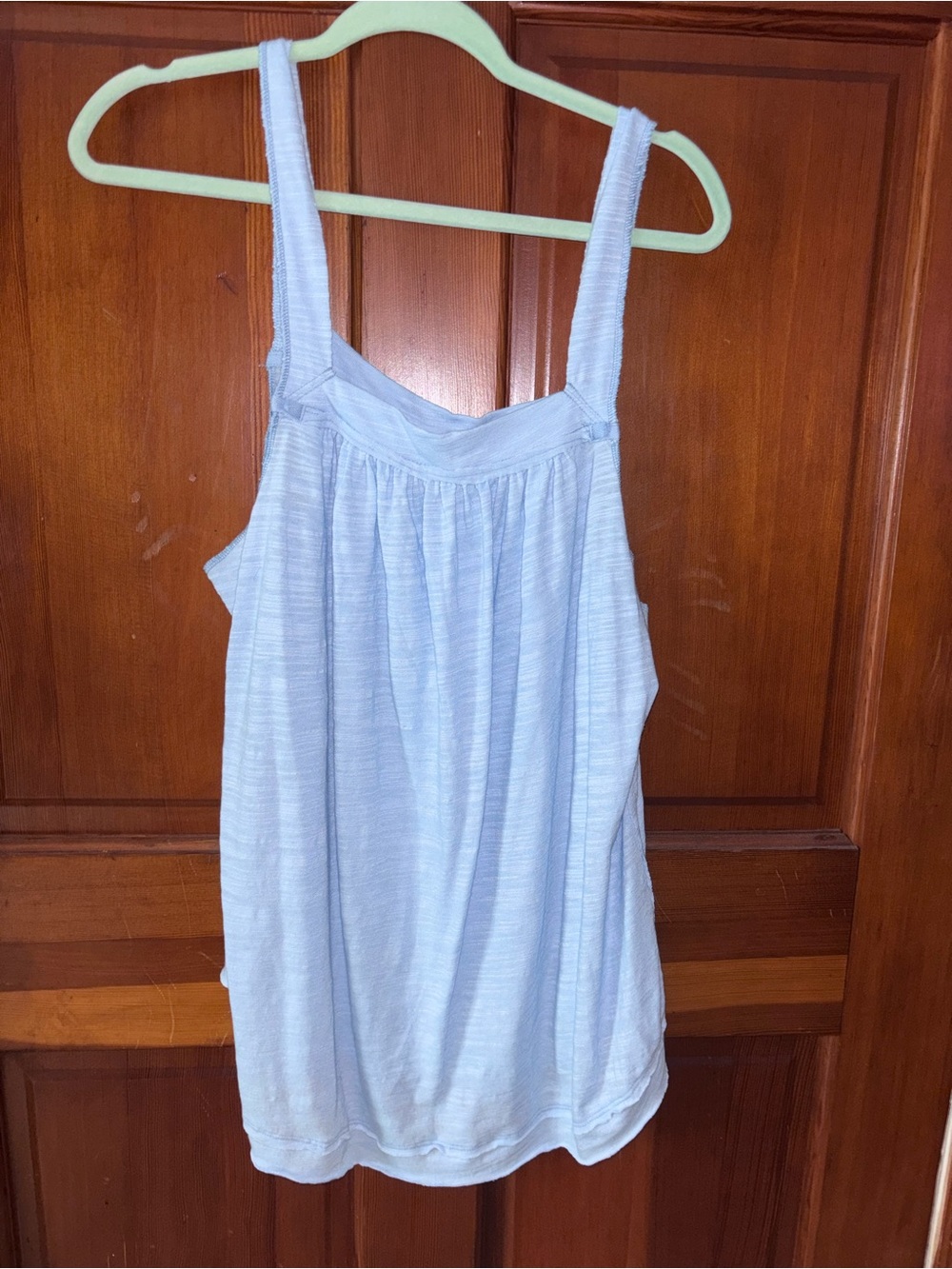 We The Free Light Blue Cotton Tank Tunic